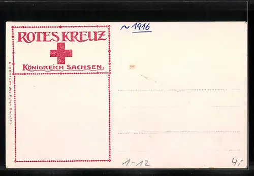 AK König Friedrich August von Sachsen im Kreise seiner Söhne und Töchter