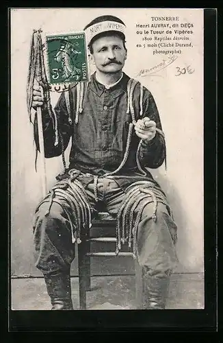AK Tonnerre, Henri Auvray, Dit Deca ou le Tueur de Vipères