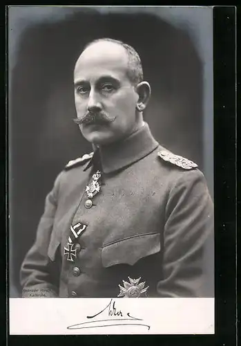 AK Max von Baden mit Orden