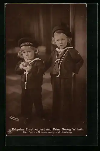 AK Erbprinz Ernst August und Prinz Georg Wilhelm von Braunschweig