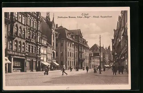 AK Erfurt, Städtisches Museum, Königliches Hauptzollamt