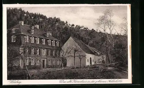 AK Wirsberg, Das alte Herrenhaus in der goldenen Adlerhütte
