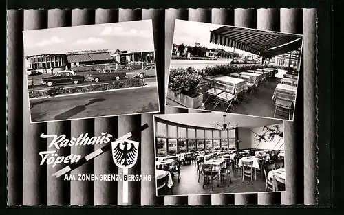 AK Töpen, Raststätte am Zonengrenzübergang, Gasthof