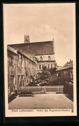 AK Erfurt, Lutherstätten, Archiv des Augustiner-Klosters