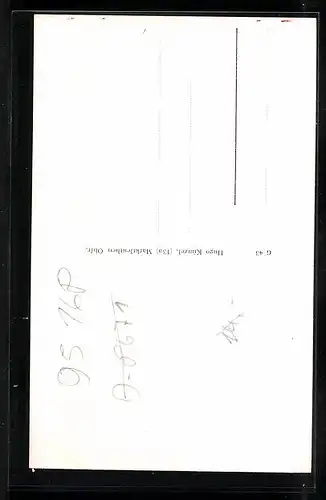 AK Marktleuthen /Obfr., Strassenpartie mit Kirche und Markt, Kirchenlamitzer Strasse