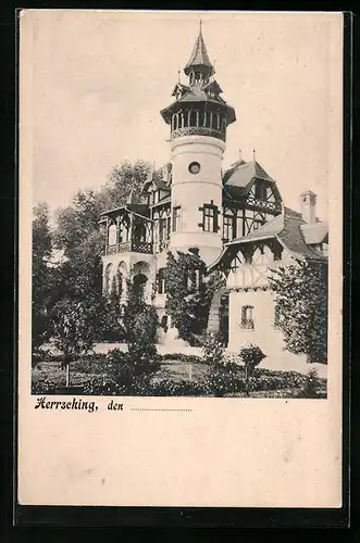 AK Herrsching, Kurpark-Hotel mit Umgebung