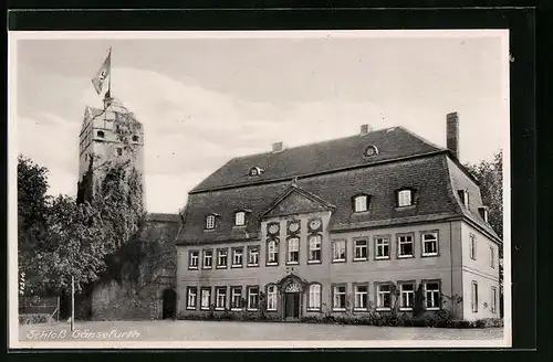 AK Gänsefurth, Schloss, Hof