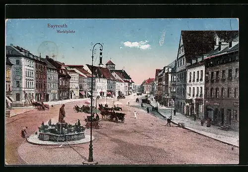 AK Bayreuth, Marktplatz