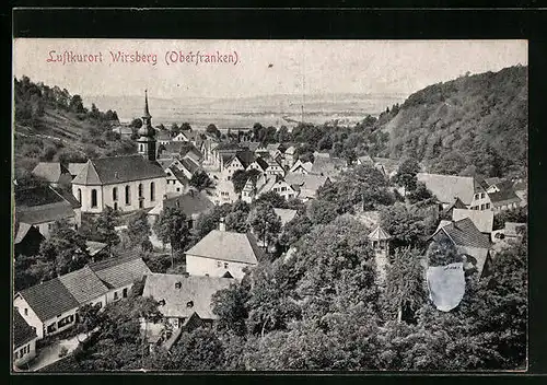 AK Wirsberg /Ofr., Ortsansicht aus der Vogelschau