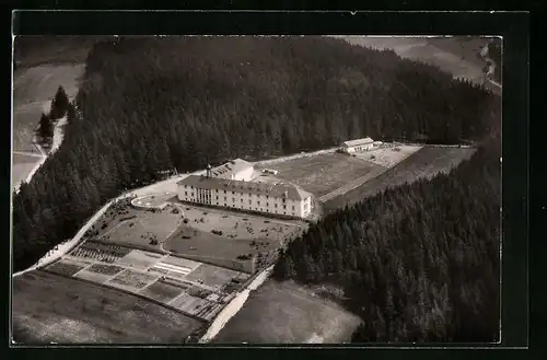 AK Selbitz /Ofr., Mutterhaus der Christusbruderschaft aus der Vogelschau