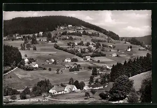 AK Warmensteinach, Ortsansicht und Hohe Wacht