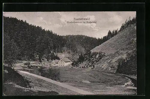 AK Helmbrechts, Gasthof Bischofsmühle im Rodachtal
