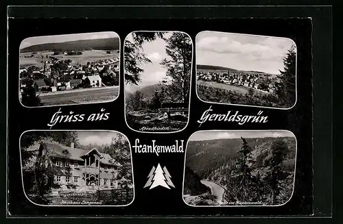 AK Geroldsgrün /Frankenwald, Ortsansichten, Forsthaus Langenau