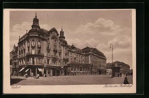 AK Erfurt, Partie am Bahnhof