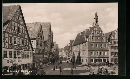 AK Dinkelsbühl, Marktplatz