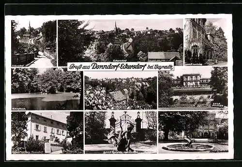 AK Donndorf-Eckersdorf, Schlossteich und Schloss Fontaine