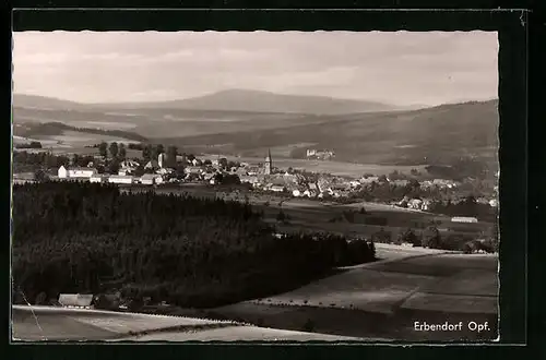 AK Erbendorf /Opf., Blick auf Dorf