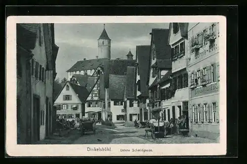 AK Dinkelsbühl, untere Schmidgasse