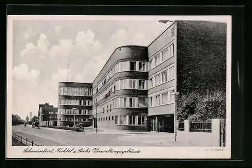 AK Schweinfurt, Fichtel & Sachs Verwaltungsgebäude, Bauhaus-Stil