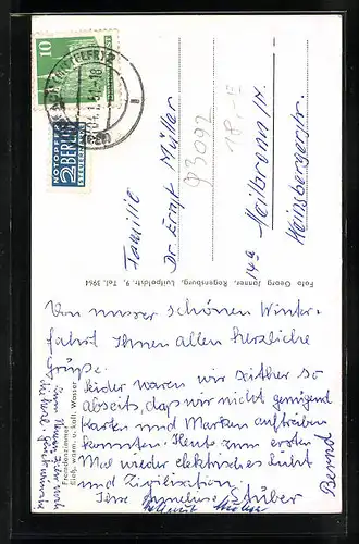 AK Barbing, Gasthaus und Metzgerei Hans Hofbauer