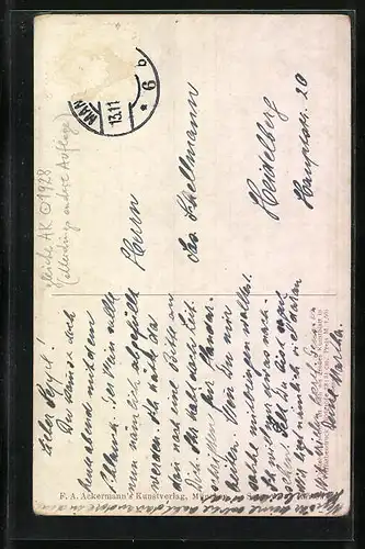 Künstler-AK Portrait des Komponisten Robert Schumann