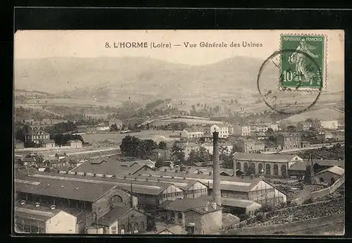 AK L`Horme, Vue generale des Usines