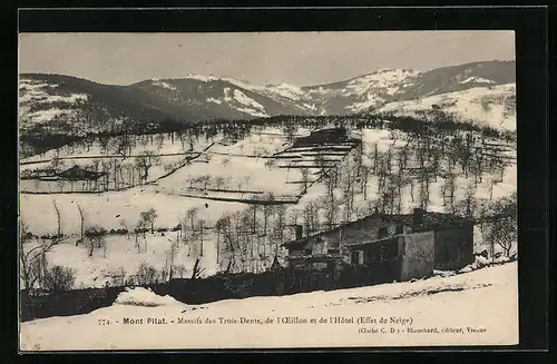 AK Mont Pilat, Massifs des Trois-Dents, de l`OEillon et de l`Hotel