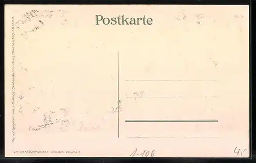 AK Trauerfeier für Ludwig II. von Bayern