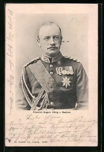 AK König Friedrich August III. von Sachsen