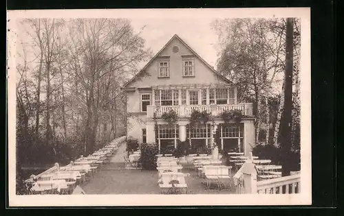 AK Hochheim b. Erfurt, Gasthaus Herrenkrug vorm. Sanssouci