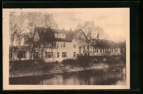 AK Hochheim b. Erfurt, Gasthaus Herrenkrug vorm. Sanssouci