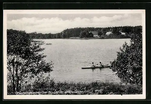 AK Grafenwöhr, Grünhundweiher im Truppenübungsplatz