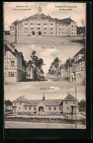 AK Grafenwöhr, Truppenübungsplatz, Kaserne des Arbeitskommandos, Offizierslager, Offizier-Kasino
