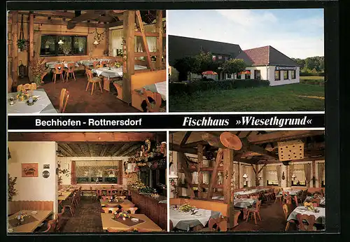 AK Bechhofen-Rottnersdorf, Restaurant Fischhaus Wiesethgrund