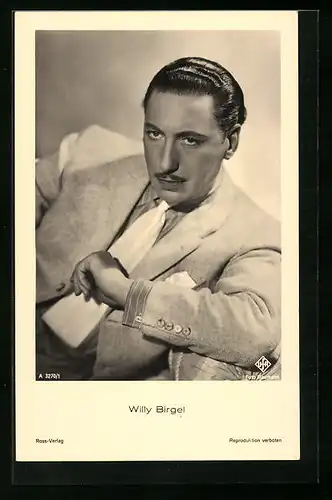 AK Schauspieler Willy Birgel