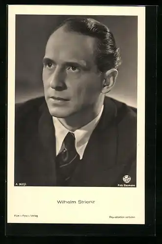 AK Schauspieler Wilhelm Strienz