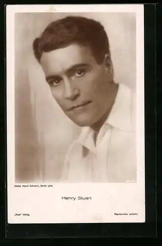 AK Schauspieler Henry Stuart