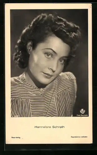AK Schauspielerin Hannelore Schroth