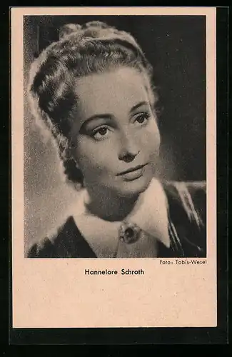 AK Schauspielerin Hannelore Schroth