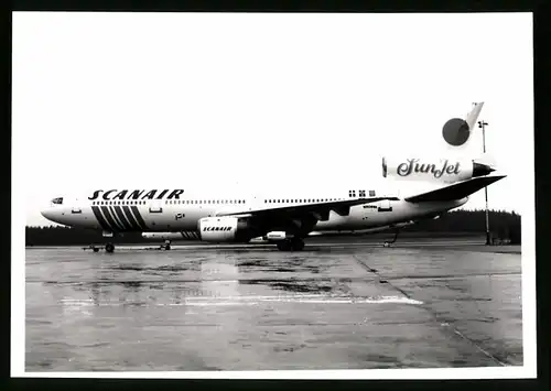 Fotografie Flugzeug Douglas DC-10, Passagierflugzeug der Scanair, Kennung N909WA