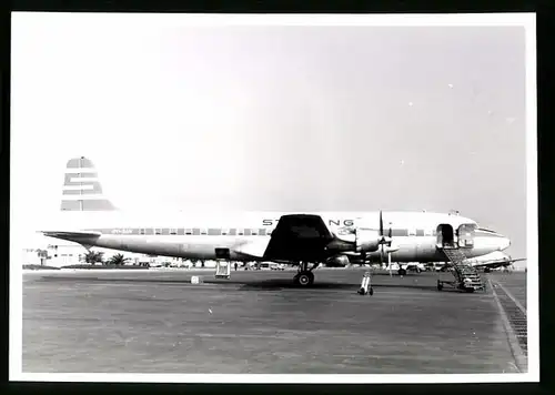 Fotografie Flugzeug Niederdecker, Passagierflugzeug der Sterling, Kennung OY-BAV