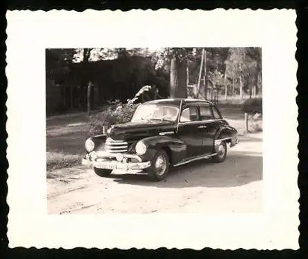 Fotografie Auto Opel Kapitän, Limousine mit Kennzeichen KB-081-809