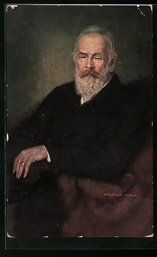 Künstler-AK Prinzregent Luitpold im hohen Alter