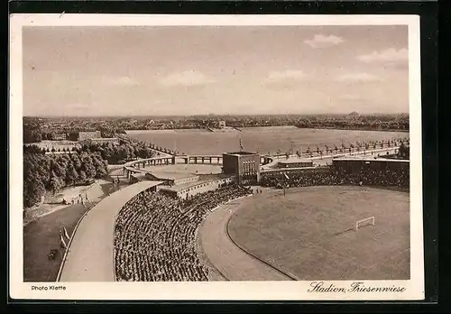 AK Breslau, 12. Deutsches Sängerbundesfest 1937, Stadion mit Friesenwiese