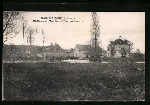 AK Saint-Ambroix, Chateau et Moulin de Trompe-Souris