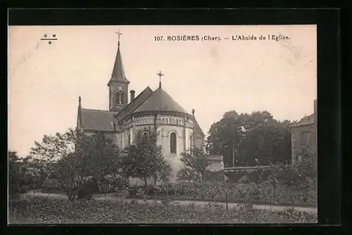 AK Rosières, L`Abside de l`Eglise