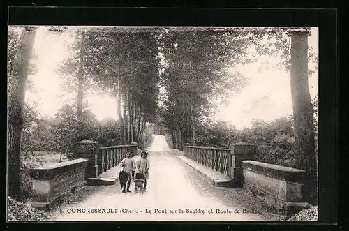 AK Concressault, Le Pont la Sauldre