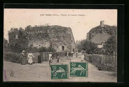 AK Vailly, Ruines de l`ancien Chateau