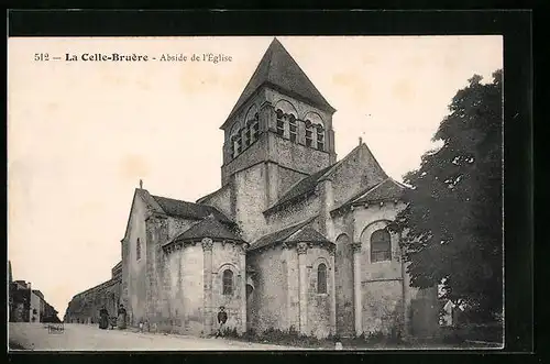 AK La Celle-Bruère, Abside de l`Eglise