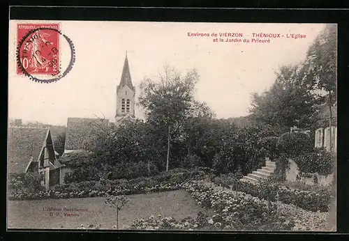 AK Thénioux, L`Eglise et le Jardin du Prieure